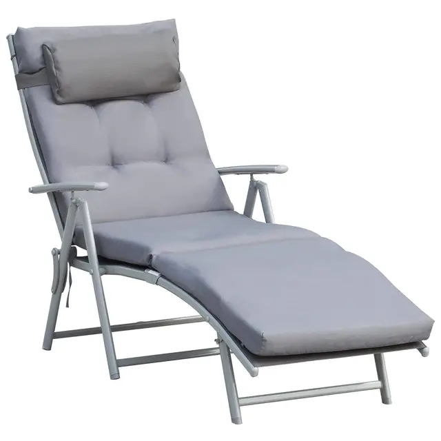 Outsunny Chaise Longue Pliable