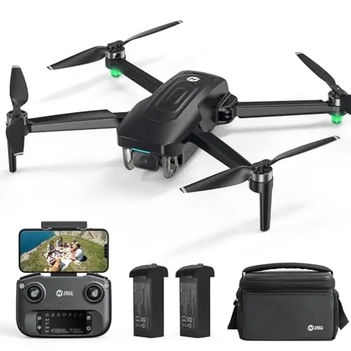 Holy Stone HS175G Drone GPS 8K EIS, Quadricoptère Pliable FPV pour Adultes Débutants, Moteur sans Balais, Suivez-Moi, Vol Circulaire, Maintien d'Altitude, Vol de 60 Minutes, Moins de 249g, C0