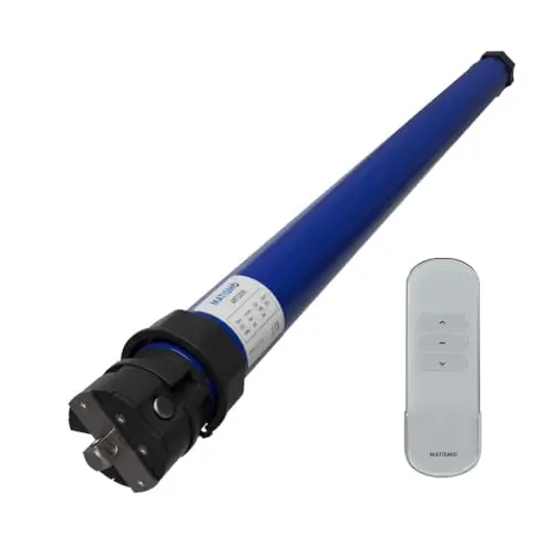 MATISMO Moteur pour volets avec télécommande et wifi intégré AMT45EW - Pour axe de 60 mm - Smart Life ou Tuya
