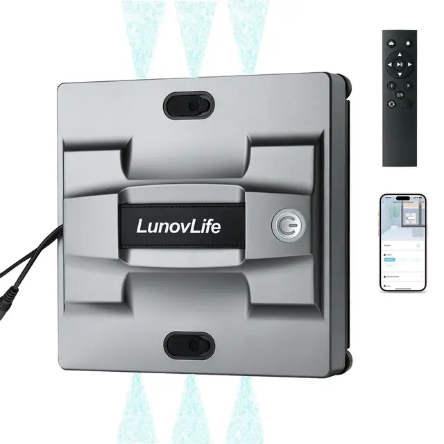 LunovLife Robot Laveur de Vitre