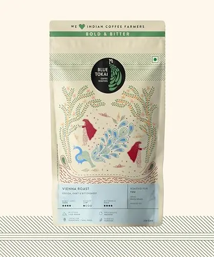 Blue Tokai Coffee Roasters vienne rôti (corsé) - 250 gm (haricots entiers)