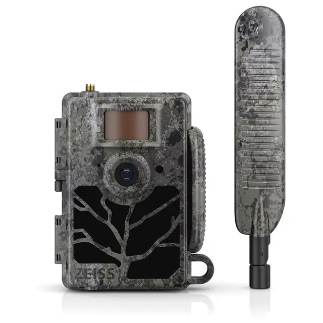 ZEISS Secacam 5 Caméra de Chasse Connectée 4G LTE, SIM, SD 32 Go, APP, 12MP, HD1080, Intelligence Artificielle, Vision Nocturne Couleurs, Détection IR25 m, Étanche IP66, Flash Invisible, Surveillance