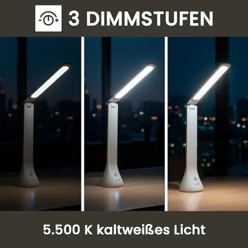 Eaxus 4260634742479 LED-Schreibtischleuchte Blanc