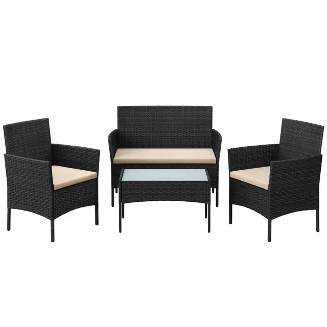 SONGMICS Salon de Jardin 4 Places