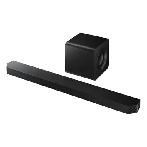 Samsung Barre de Son HW-Q800F/ZF 2025 Dolby Atmos sans Fil, Q-Symphony, 5.1.2 canaux, SpaceFit Sound Pro et Compatible avec Les Assistants vocaux