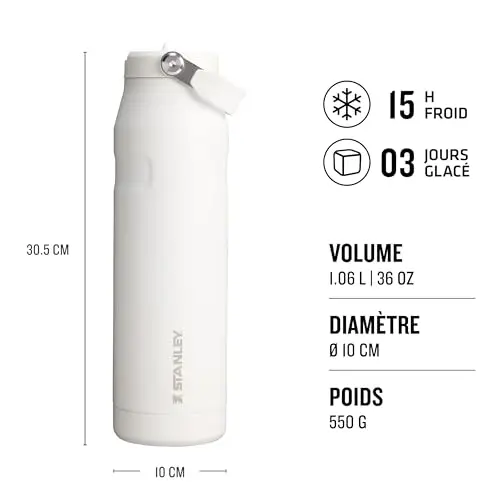 Stanley IceFlow Flip Straw 2.0 Gourde Isotherme 1,06 L Frost