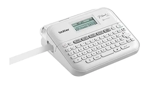 Brother P-Touch PT-D410 - Étiqueteuse pour Bureau et Domicile - Pour Rubans TZE de 3,5 à 18 mm de Large - Jusqu'à 20 mm/Secondes