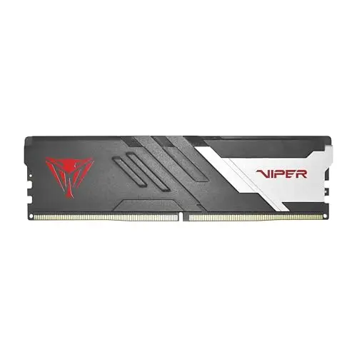 Patriot Viper Venom DDR5 RAM 16 Go (1X16 Go) 6000MT/s CL30 UDIMM Desktop Gaming Memory Module - PVV516G60C30