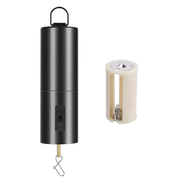 Ainiv Wind Spinner Moteur, Moteur Rotatif 30RPM pour Wind Spinner, Moteur Rotatif à Piles Suspendu avec Convertisseurs de Batterie et Crochet Pivotant pour Jardin Décoration d'intérieur