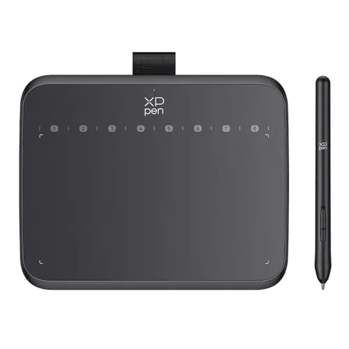 XPPen Tablette Graphique, Deco 640 Tablette Graphique sans Écran, 16K Niveaux de Pression, 6x4 Pouces, Conçu pour OSU Signature Dessin