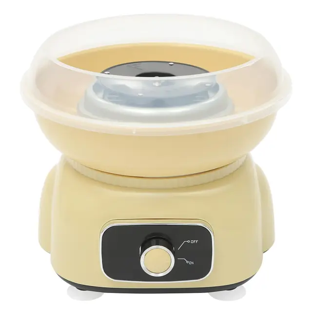 Machine à barbe à papa, kit de machine à bonbons en coton, tube chauffant à quartz, 500 W, interrupteur rotatif, moteur en cuivre pur, design résistant aux éclaboussures, faible bruit