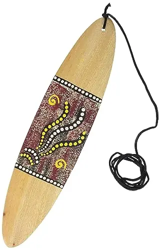 GEWA, Bullroarer, Bambou gravé, Longueur 35 cm, Avec ficelle