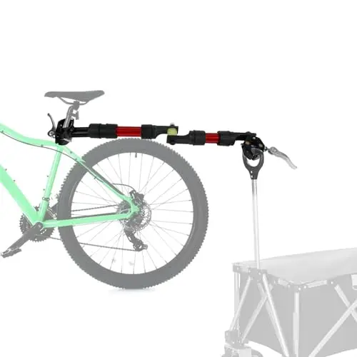 Attelage de remorque de vélo, connecteur de remorque de vélo pour chariot pliable portable, chariot pliable, chariot de jardin en acier, chariots pour épicerie, sport, jardin, shopping