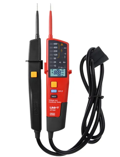 UT18C Testeur de Tension Multifonction Étanche Voltage Numérique Voltmètre Tension Tester 12 V~690V AC/DC Portée Automatique LCD Affichage LCD