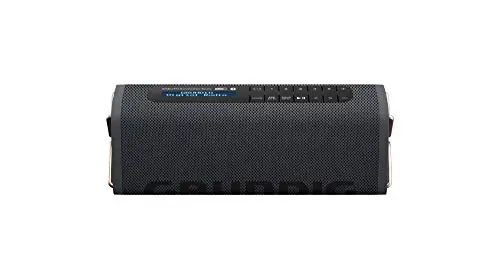 Grundig GBT Band Black - Haut-parleur Bluetooth avec radio DAB+ et FM, portée de 30 mètres, plus de 8 heures de lecture, batterie 3,7 V avec 2000 mAh, version Bluetooth V5.0