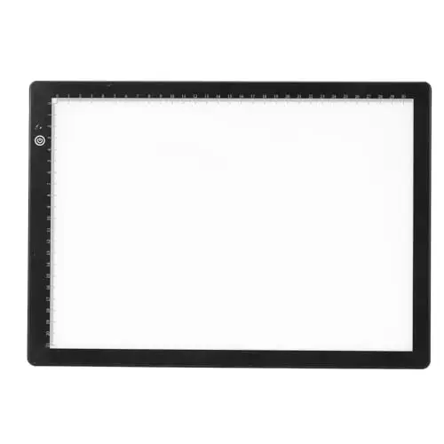 Table Lumineuse, Visionneuse de Diapositives, Caisson Lumineux Magnétique pour la Numérisation de Diapositives et de Films Négatifs, Scanner de Caisson Lumineux Ultra Fin
