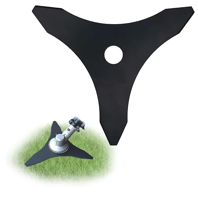 Lame 3 Dents, Darryy Lame Débroussailleuse Ronce, Lame de Débroussailleuse Universelle, Disque Debrouissalleuses Lames, Têtes pour Débroussailleuses, accessoires Tondeuse à Gazon 25,4mm (3mm, Ø300mm)
