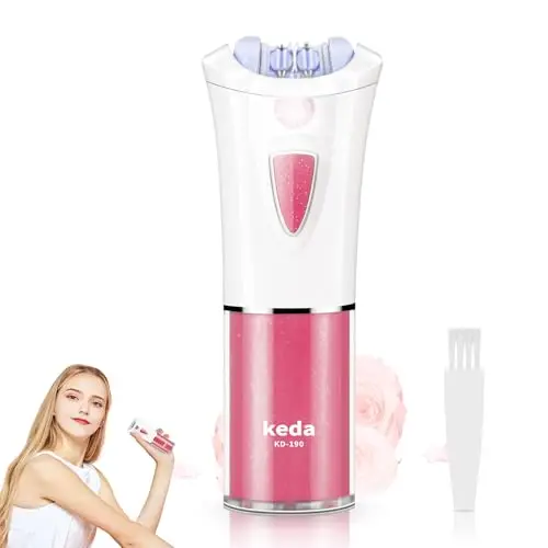 Épilateur facial pour femme - Épilateur électrique sans fil pour femme - Visage intime - Corps - Aisselles - Jambes - Bikini - Bras