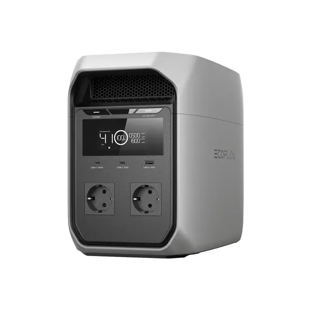 Station électrique portable ECOFLOW DELTA 3 Classic, batterie LiFePO4 1024 Wh, sortie CA 1800 W (3600 W crête), USB-C 100 W, charge rapide en 1 h, générateur pour camping, camping-car et secours