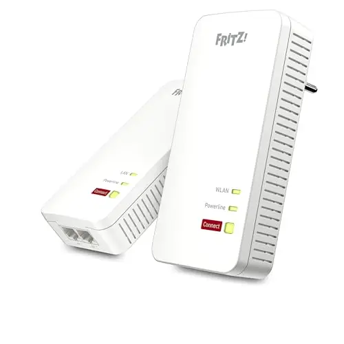 FRITZ!Powerline 1240 AX WLAN Set | CPL Gigabit avec Wi-Fi6 | Point d'accès Wi-Fi | Idéal pour le streaming, les vidéos HD, la TV en ligne | 1200 Mbit/s | Version internationale