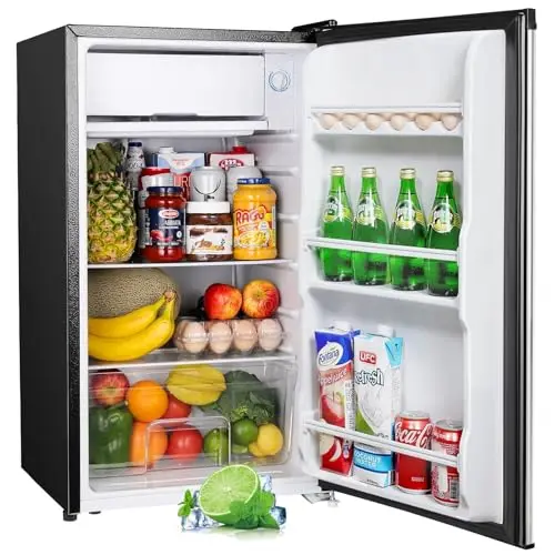 Upstreman BR321 Mini Réfrigérateur Compact 91 L Inox