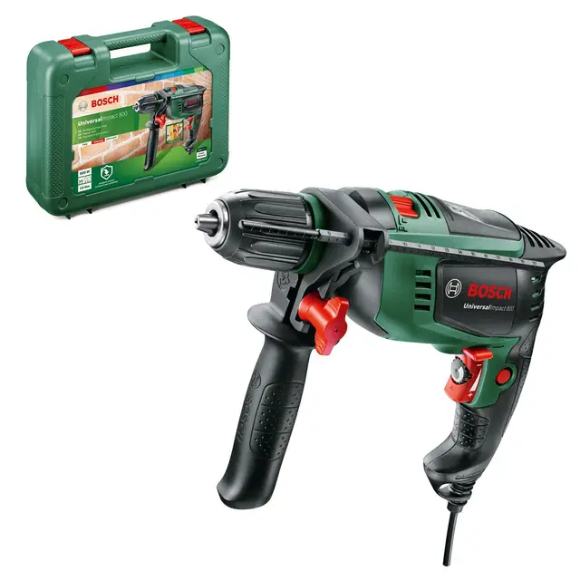 Bosch Perceuse à percussion UniversalImpact 800 (800 watts, coffret)