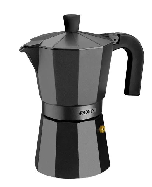 Monix Vitro Noir Cafetière Moka 1 Tasse