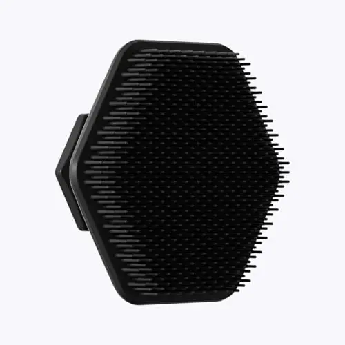 Brosse Nettoyante Visage En Silicone Professionnelle, Outil De Gommage Multi Fonctions Pour Démaquillage, Massage Et Soin De La Barbe, Confortable & Réutilisable, Tous Types De Peau (Noir)