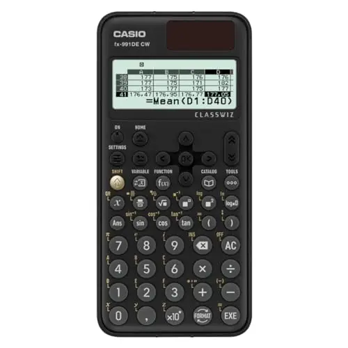 Casio FX-991DE CW ClassWiz Calculatrice Scientifique Technique, Menu en Allemand