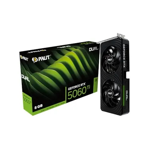 Palit GeForce RTX 5060 Ti Dual (8 Go GDDR7/PCI Express 5.0/2572 MHz/28000 MHz)