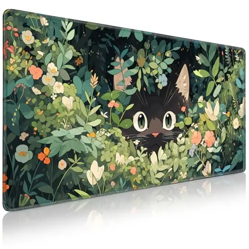 Tapis de souris de jeu XXL 900 x 400 mm, imperméable et antidérapant pour bureau et maison, améliore la vitesse