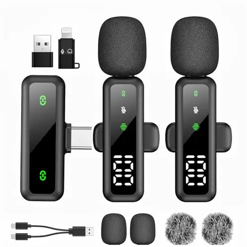 XIXIXIAXIA Microphone Lavalier sans fil