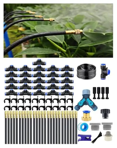 LSYLMYCW Kit d'Arrosage Goutte-à-Goutte 360° 30 m