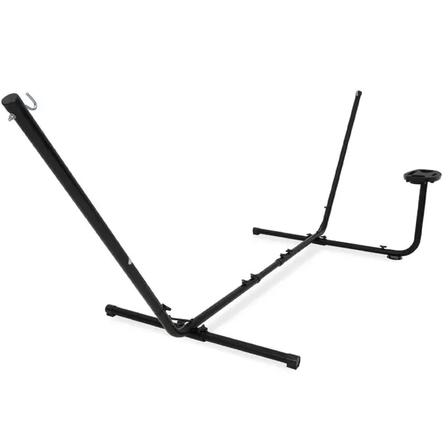 Vita5 Support de Hamac sur Pied avec Table d’Appoint intégrée – Support Hamacs Solide en Acier Revêtu Charge Max de 205kg – pour Interieur ou Exterieur - avec Sac de Transport