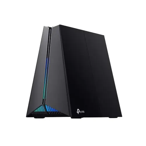 TP-Link Archer GXE75, WiFi 6E Routeur Gaming, Tri-Bande 5400Mbps, Accélération Exclusive pour Les Jeux, Panneau de Jeu Dédié, Éclairage RVB, Port 2.5G, Port USB 3.0, QoS, EasyMesh