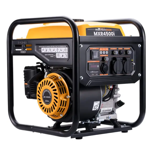 maXpeedingrods Générateur d'onduleur portable 3500 W à 4 temps à onde sinusoïdale pure pour camping, camping-car, voyage, maison ou chantiers