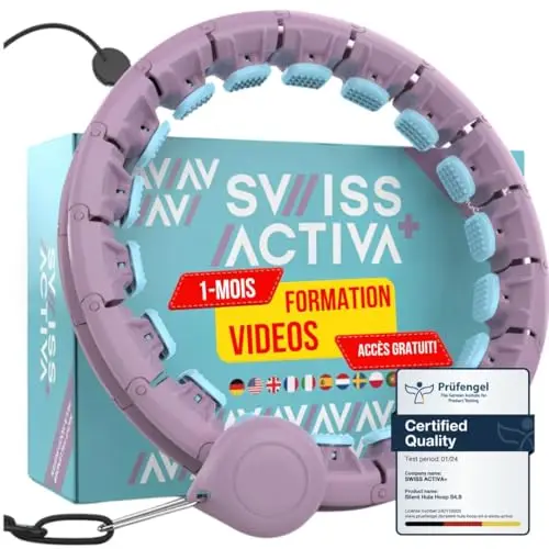 Swiss Activa+ S2 XXL Cerceau Hula Hoop Fitness Adulte
