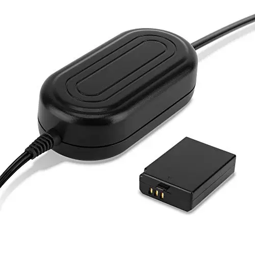 subtel Alimentation + Coupleur DC accumulateur factice Appareil Photo ACK-E10 Compatible avec DC Coupler, Accu Dummy ca. 3m Charge Timelapse