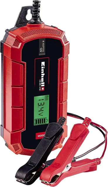 Einhell Chargeur de Batterie CE-BC 4 M (pour Tous Types de Batteries, Courant de Charge Maximal de 4 A)