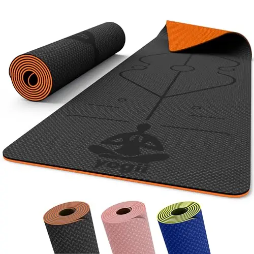 yogii tapis de yoga antidérapant 6mm