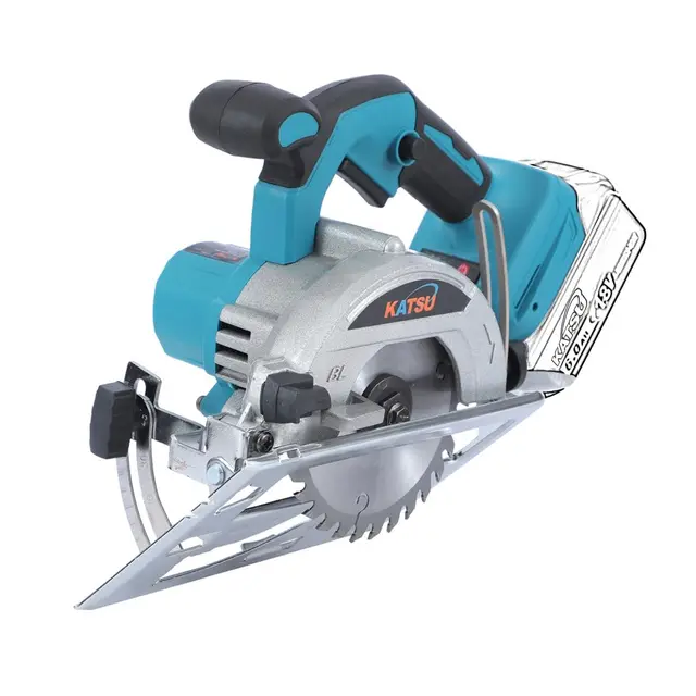 Scie Circulaire sans Fil KATSU FIT-BAT 21V, Scie Circulaire électrique 5" avec Moteur sans Balai, 13000RPM, 30mm Profondeur de Coupe, Lame de Coupe 125mm Incluse, sans Batterie 102794