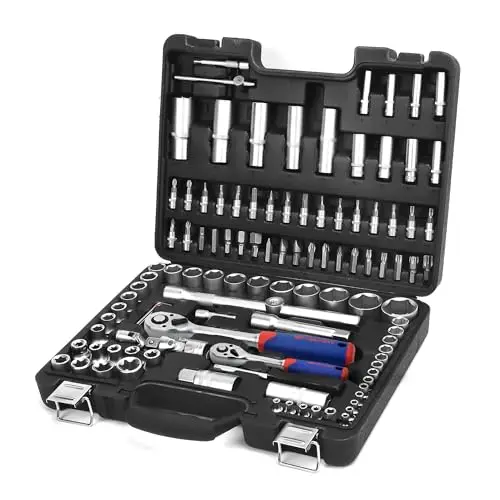 WORKPRO Coffret de Douilles 108 Pièces
