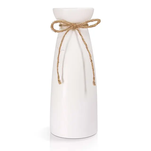 Rokrist HP Vase en céramique blanc