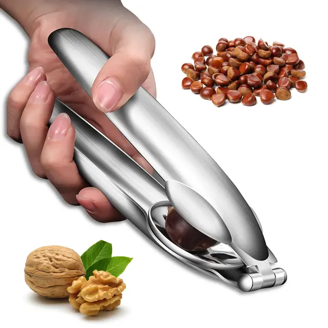 Coupe-Marons en Acier Inoxydable pour Châtaignes et Maronis - Casse-Noix, Pince à Maronis (1 Pièce)