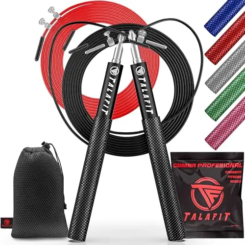 TALAFIT Corde à Sauter Professionnelle de Boxe