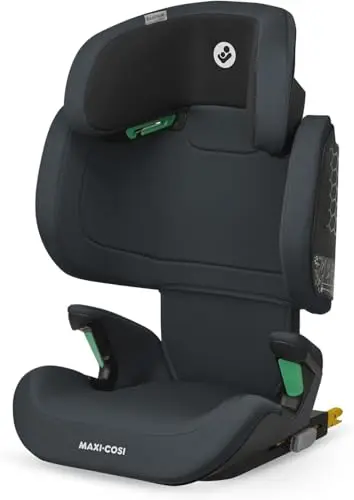 Maxi-Cosi RodiFix M i-Size, Rehausseur Voiture Enfant, 3,5 - 12 ans, 100 - 150 cm, Siège Auto ISOFIX, Protection G-CELL contre chocs latéraux, Hauteur Réglable, Bouclage Rapide & Facile, Basic Grey