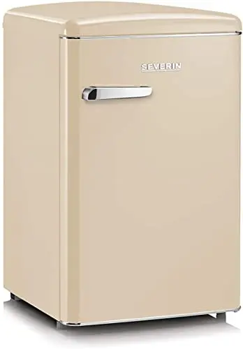 Severin RKS 8833 Réfrigérateur combiné rétro crème
