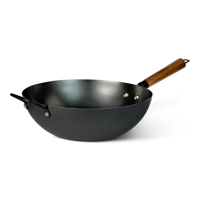 Amazon Basics Wok en Acier au Carbone