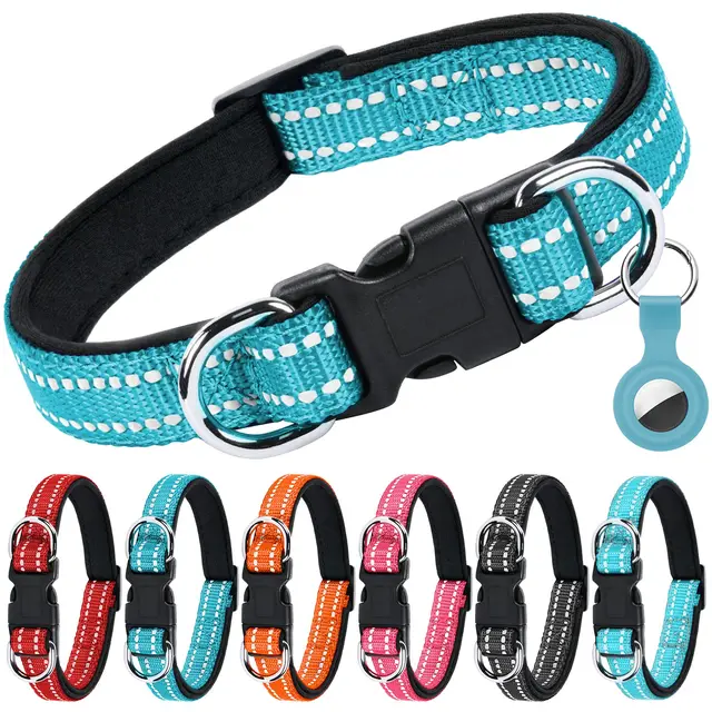 auauy collier chien nylon airtag s