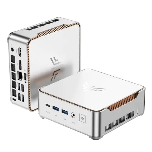NiPoGi Pinova P2 Mini PC, АMD Ryzen 3300U (jusqu'à 3,50 GHz), 16 Go DDR4 1024 Go M.2 SSD Mini Ordinateur de Bureau W-11 Pro pour école/Maison/Bureau, Triple écran 4K, HDMI, DP, Type-C, Double WiFi.